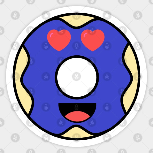 Donut in Love Sticker by Bubba Creative